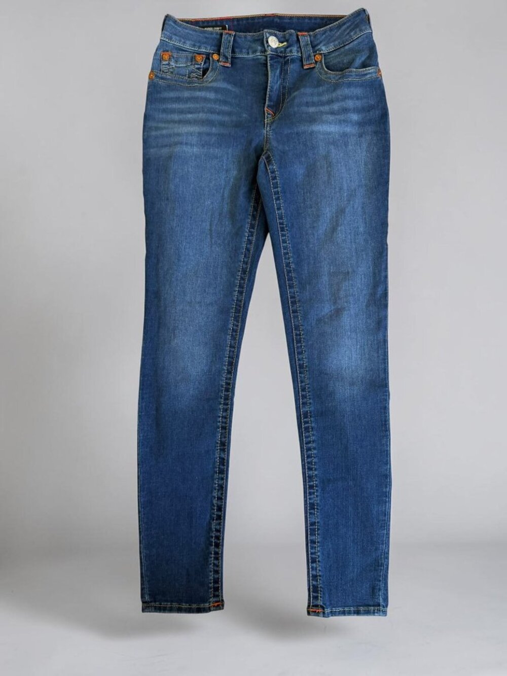 TRUE RELIGION Jenni Super Skinny High Rise Denim Jeans Size 28